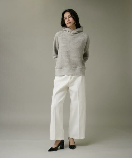 I.T.'S. international / イッツインターナショナル その他パンツ | ホワイトデニムワイドパンツ | 詳細9