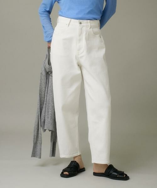 I.T.'S. international / イッツインターナショナル その他パンツ | ホワイトデニムバレルレッグパンツ | 詳細1