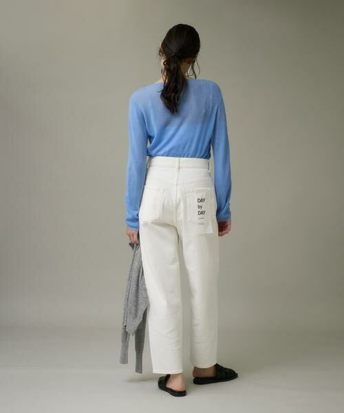 I.T.'S. international / イッツインターナショナル その他パンツ | ホワイトデニムバレルレッグパンツ | 詳細4