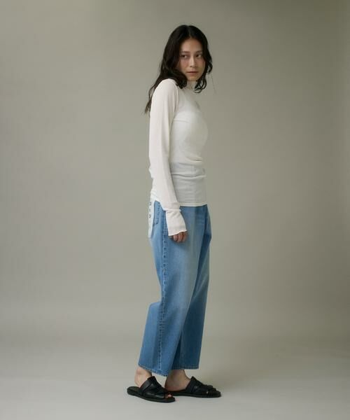 I.T.'S. international / イッツインターナショナル その他パンツ | デニムバレルレッグパンツ | 詳細8