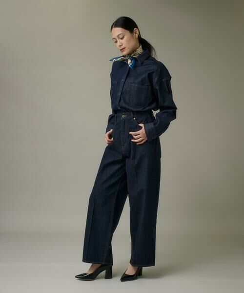 I.T.'S. international / イッツインターナショナル その他パンツ | 反応染デニムワイドパンツ | 詳細2