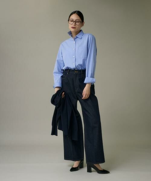 I.T.'S. international / イッツインターナショナル その他パンツ | 反応染デニムワイドパンツ | 詳細5