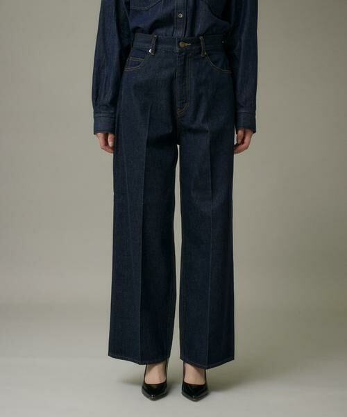 I.T.'S. international / イッツインターナショナル その他パンツ | 反応染デニムワイドパンツ | 詳細9