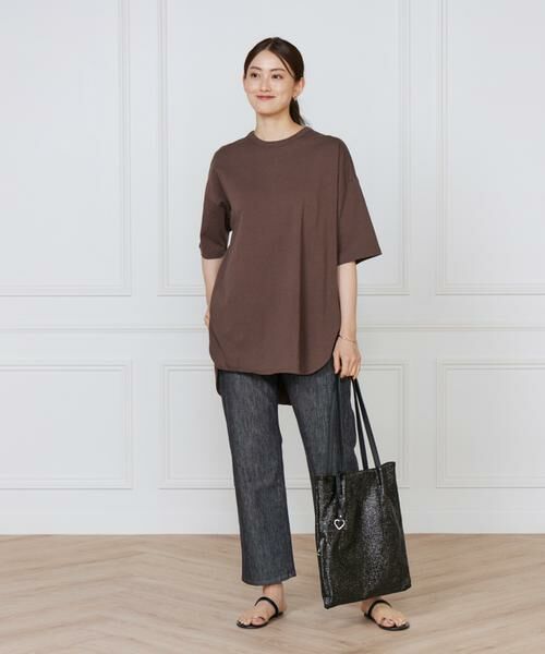 I.T.'S. international / イッツインターナショナル Tシャツ | ラウンドヘムカットプルオーバー | 詳細6