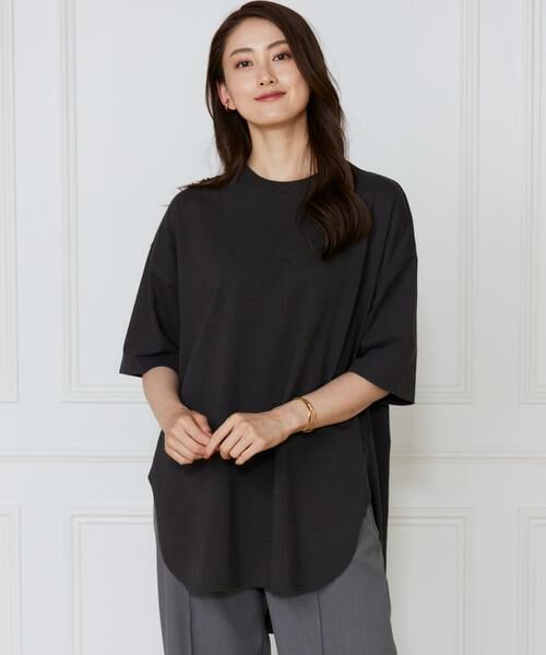 I.T.'S. international / イッツインターナショナル Tシャツ | ラウンドヘムカットプルオーバー | 詳細12