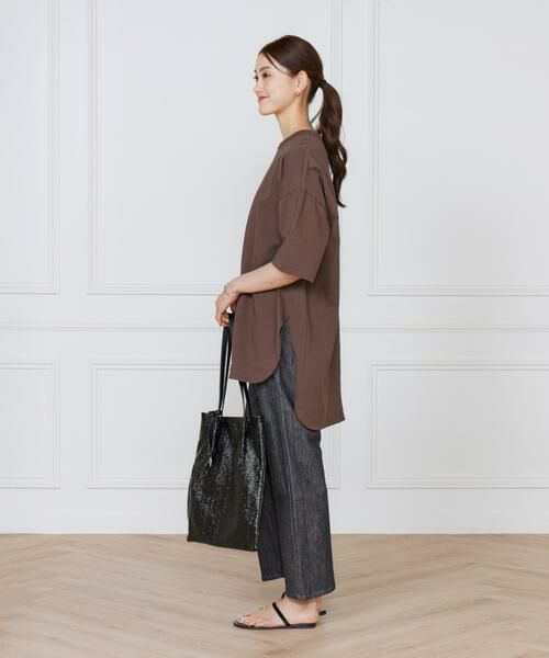 I.T.'S. international / イッツインターナショナル Tシャツ | ラウンドヘムカットプルオーバー | 詳細19