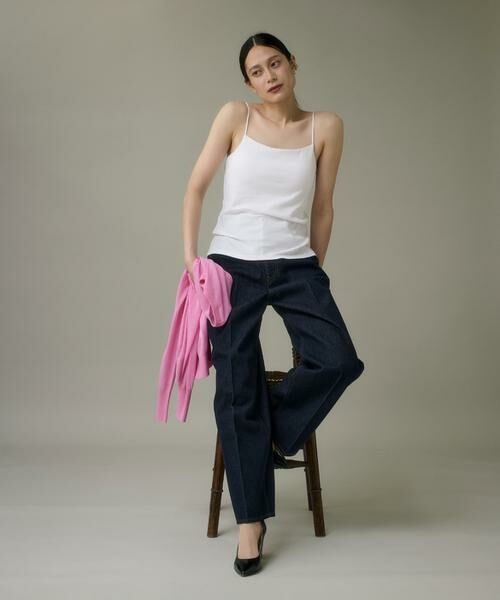 I.T.'S. international / イッツインターナショナル カットソー | カップ付きキャミソール《スビン綿MIXフライス》 | 詳細2