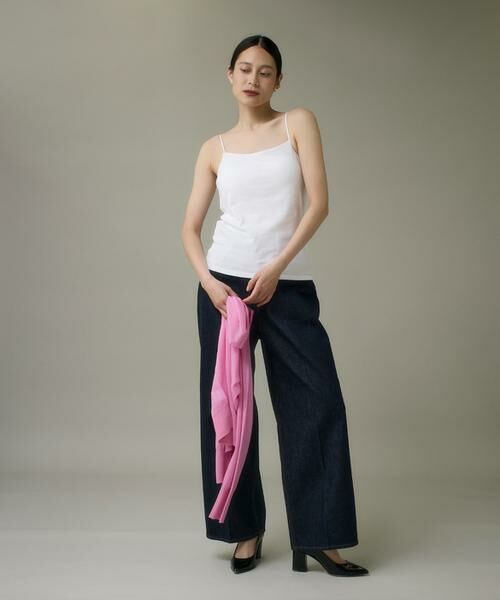 I.T.'S. international / イッツインターナショナル カットソー | カップ付きキャミソール《スビン綿MIXフライス》 | 詳細3