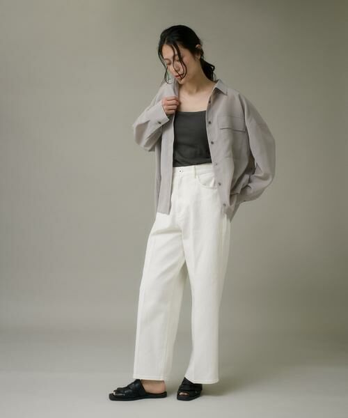 I.T.'S. international / イッツインターナショナル カットソー | カップ付きキャミソール《スビン綿MIXフライス》 | 詳細9