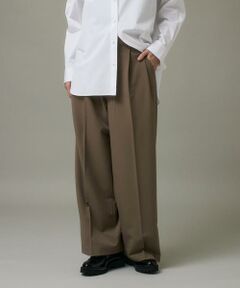 I.T.'S. international / イッツインターナショナル その他パンツ | タックワイドパンツ《TRストレッチ》