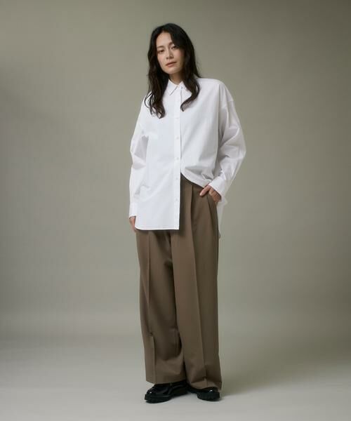 I.T.'S. international / イッツインターナショナル その他パンツ | タックワイドパンツ《TRストレッチ》 | 詳細2