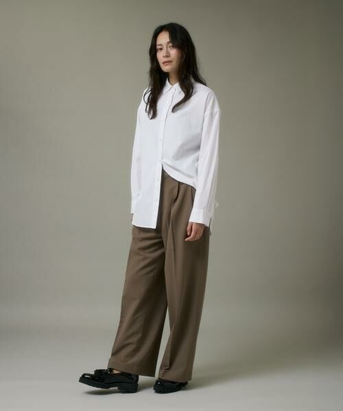 I.T.'S. international / イッツインターナショナル その他パンツ | タックワイドパンツ《TRストレッチ》 | 詳細3