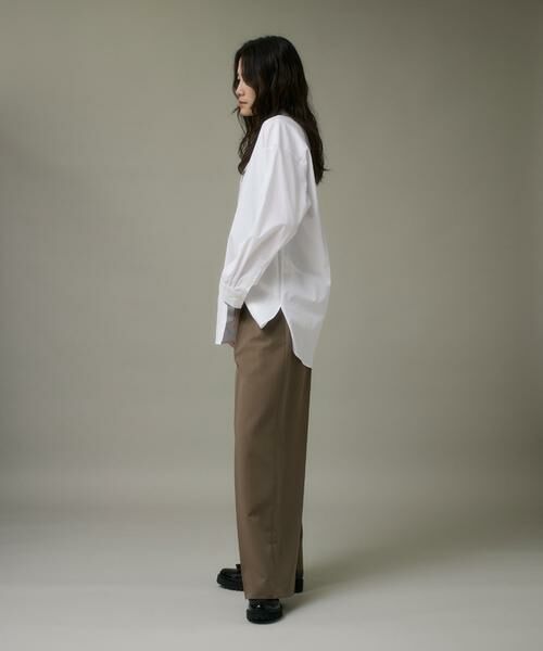 I.T.'S. international / イッツインターナショナル その他パンツ | タックワイドパンツ《TRストレッチ》 | 詳細4