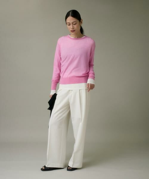 I.T.'S. international / イッツインターナショナル その他パンツ | タックワイドパンツ《TRストレッチ》 | 詳細7