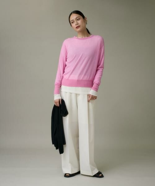 I.T.'S. international / イッツインターナショナル その他パンツ | タックワイドパンツ《TRストレッチ》 | 詳細8