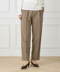 I.T.'S. international / イッツインターナショナル スラックス・ドレスパンツ | タックテーパードパンツ《TRストレッチ》