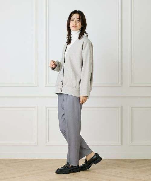 I.T.'S. international / イッツインターナショナル スラックス・ドレスパンツ | タックテーパードパンツ《TRストレッチ》 | 詳細10