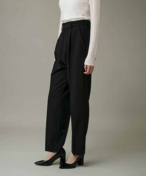 I.T.'S. international / イッツインターナショナル スラックス・ドレスパンツ | タックテーパードパンツ《TRストレッチ》 | 詳細15