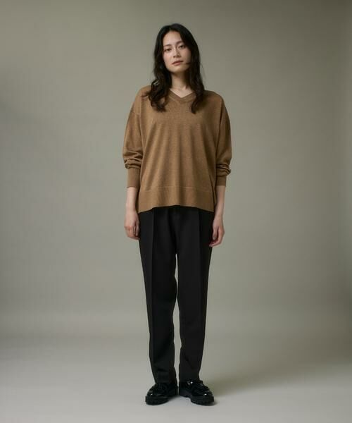 I.T.'S. international / イッツインターナショナル スラックス・ドレスパンツ | タックテーパードパンツ《TRストレッチ》 | 詳細2