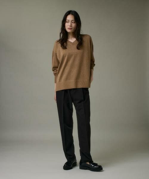 I.T.'S. international / イッツインターナショナル スラックス・ドレスパンツ | タックテーパードパンツ《TRストレッチ》 | 詳細3