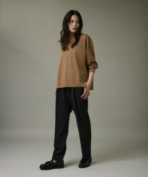 I.T.'S. international / イッツインターナショナル スラックス・ドレスパンツ | タックテーパードパンツ《TRストレッチ》 | 詳細4