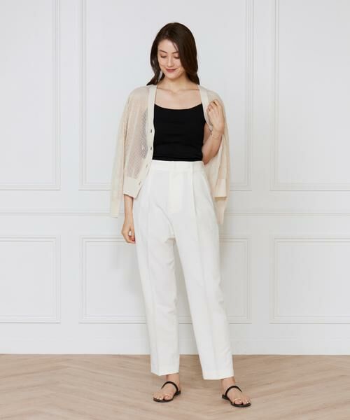 I.T.'S. international / イッツインターナショナル スラックス・ドレスパンツ | タックテーパードパンツ《TRストレッチ》 | 詳細6