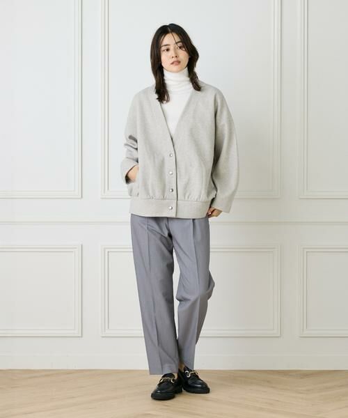 I.T.'S. international / イッツインターナショナル スラックス・ドレスパンツ | タックテーパードパンツ《TRストレッチ》 | 詳細8