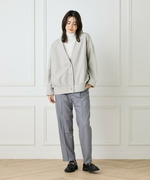 I.T.'S. international / イッツインターナショナル スラックス・ドレスパンツ | タックテーパードパンツ《TRストレッチ》 | 詳細9