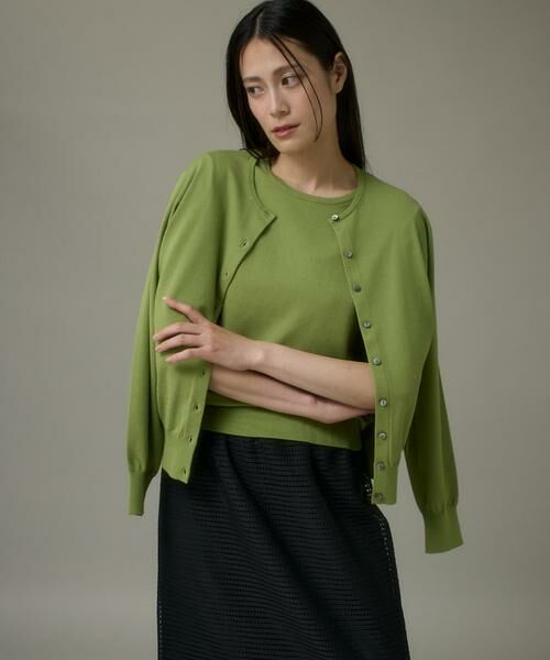 I.T.'S. international/イッツインターナショナル アンサンブルニット《SMART CLEAN》 キミドリ1 07 I.T.'S. international/イッツインターナショナル アンサンブルニット《SMART CLEAN》 キミドリ1 07