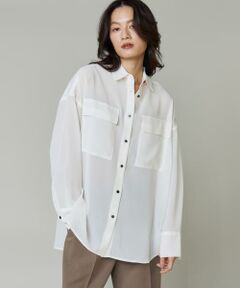 I.T.'S. international / イッツインターナショナル シャツ・ブラウス | オーバーサイズシアーシャツ
