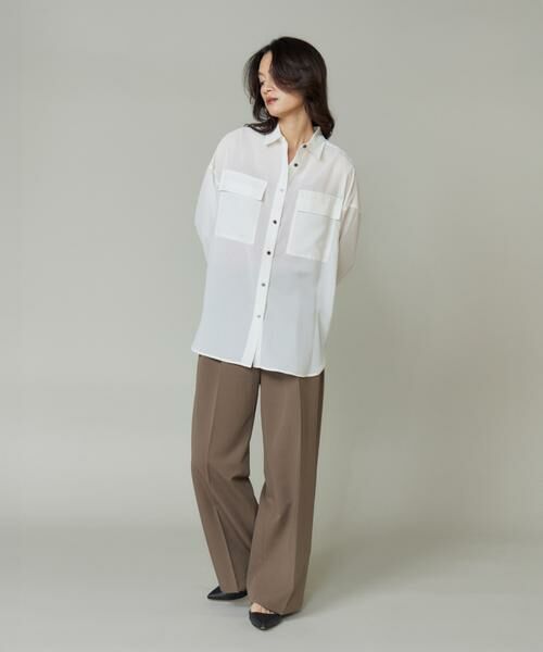 I.T.'S. international / イッツインターナショナル シャツ・ブラウス | オーバーサイズシアーシャツ | 詳細10