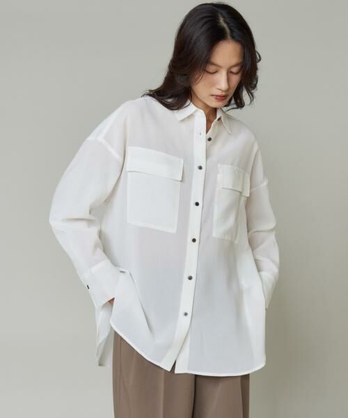 I.T.'S. international / イッツインターナショナル シャツ・ブラウス | オーバーサイズシアーシャツ | 詳細12