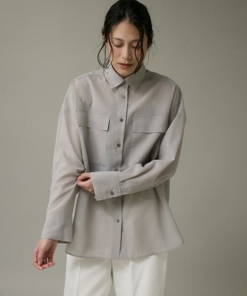 I.T.'S. international / イッツインターナショナル シャツ・ブラウス | オーバーサイズシアーシャツ | 詳細13