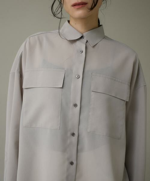 I.T.'S. international / イッツインターナショナル シャツ・ブラウス | オーバーサイズシアーシャツ | 詳細15