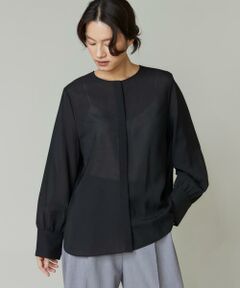 I.T.'S. international / イッツインターナショナル シャツ・ブラウス | シアーノーカラーブラウス
