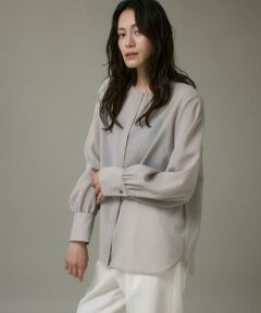 I.T.'S. international / イッツインターナショナル シャツ・ブラウス | シアーノーカラーブラウス