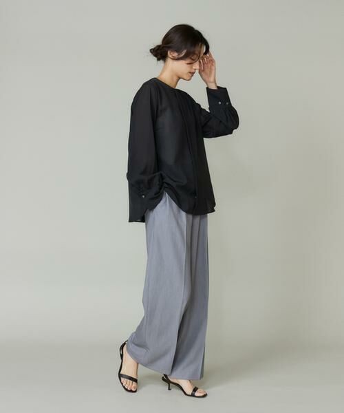 I.T.'S. international / イッツインターナショナル シャツ・ブラウス | シアーノーカラーブラウス | 詳細11