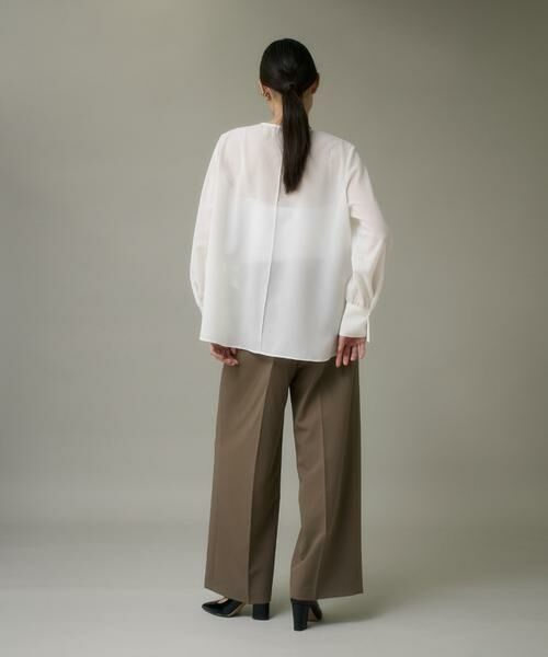 I.T.'S. international / イッツインターナショナル シャツ・ブラウス | シアーノーカラーブラウス | 詳細5