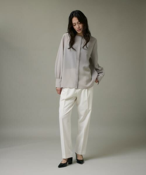 I.T.'S. international / イッツインターナショナル シャツ・ブラウス | シアーノーカラーブラウス | 詳細6