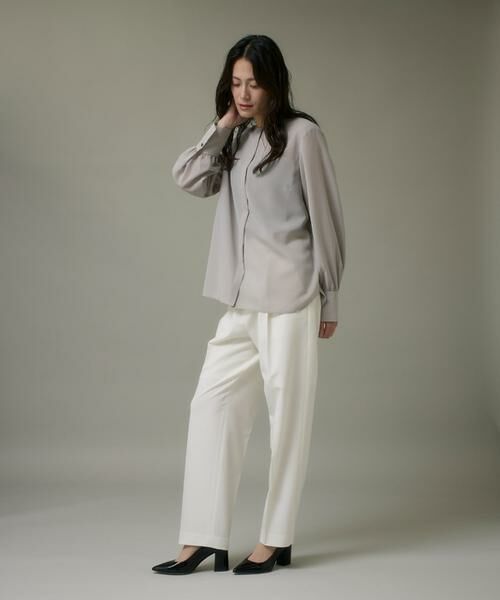 I.T.'S. international / イッツインターナショナル シャツ・ブラウス | シアーノーカラーブラウス | 詳細8