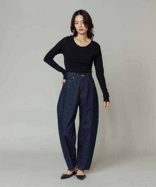 I.T.'S. international / イッツインターナショナル Tシャツ | シアーテレコクルーネックプルオーバー | 詳細5