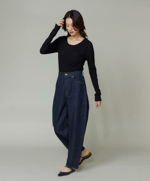 I.T.'S. international / イッツインターナショナル Tシャツ | シアーテレコクルーネックプルオーバー | 詳細6