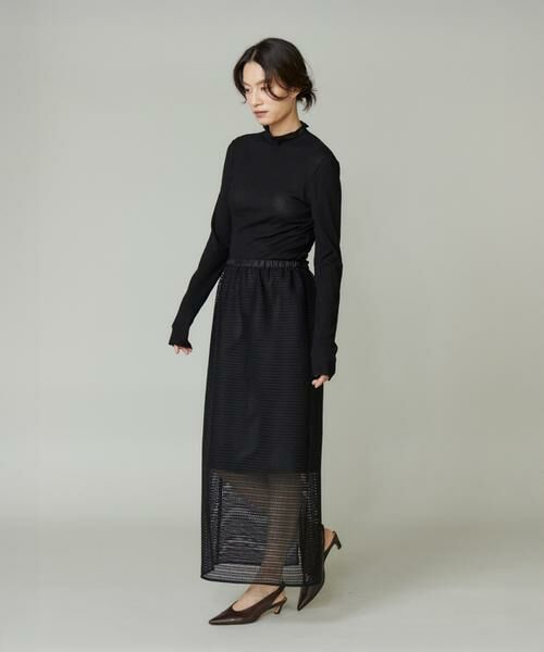 I.T.'S. international / イッツインターナショナル Tシャツ | シアーテレコハイネックプルオーバー | 詳細10