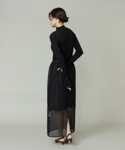 I.T.'S. international / イッツインターナショナル Tシャツ | シアーテレコハイネックプルオーバー | 詳細11