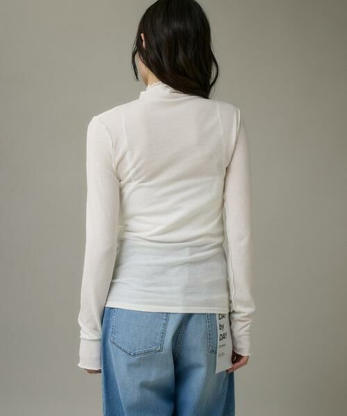 I.T.'S. international / イッツインターナショナル Tシャツ | シアーテレコハイネックプルオーバー | 詳細14