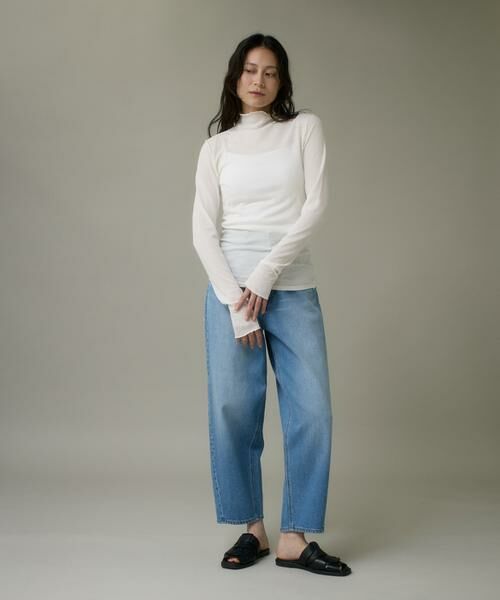 I.T.'S. international / イッツインターナショナル Tシャツ | シアーテレコハイネックプルオーバー | 詳細2