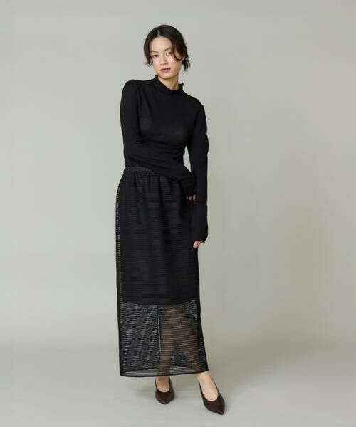 I.T.'S. international / イッツインターナショナル Tシャツ | シアーテレコハイネックプルオーバー | 詳細9