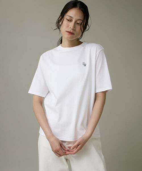 I.T.'S. international / イッツインターナショナル Tシャツ | ロゴ刺繍Tシャツ | 詳細1