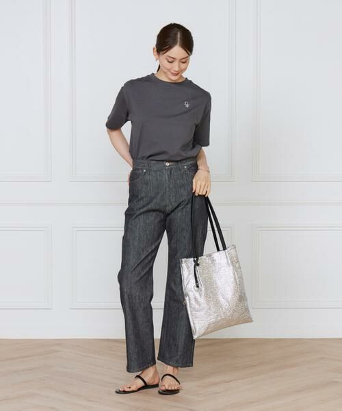 I.T.'S. international / イッツインターナショナル Tシャツ | ロゴ刺繍Tシャツ | 詳細10