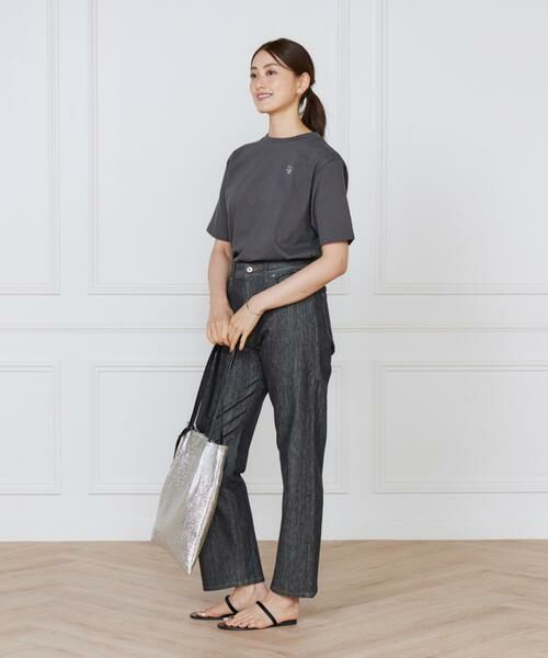 I.T.'S. international / イッツインターナショナル Tシャツ | ロゴ刺繍Tシャツ | 詳細11